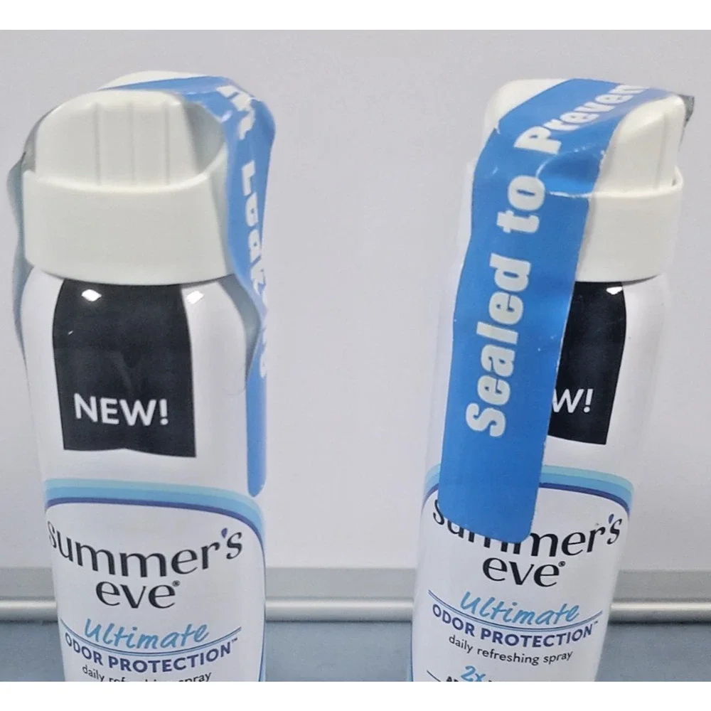 Lot of 2 Summer's Eve Ultimate Odor Protection Feminine Spray 2 oz Sealed New